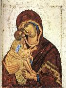 THEOPHANES the Greek Madonna of Don Icon nst oil painting artist